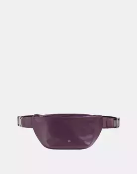 Большая кожаная мужская поясная сумка Dudu, фиолетовый