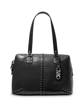 Большая кожаная сумка через плечо Astor Michael Kors, цвет Black