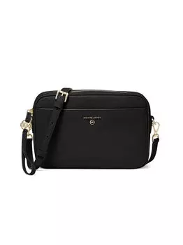 Большая кожаная сумка Jet Set Charm для фотоаппарата MICHAEL Michael Kors, черный