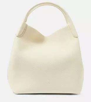 Большая кожаная сумка-шоппер Bale Loro Piana, белый