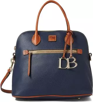 Большая куполообразная сумка Pebble Dooney & Bourke, цвет Midnight Blue