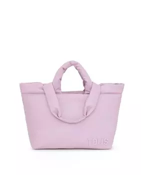 Большая многопозиционная сумка через плечо Carol сиреневого цвета Tous, сиреневый