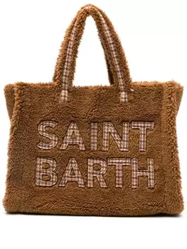 Большая мягкая сумка-тоут MC2 Saint Barth, коричневый