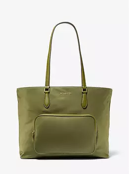 Большая нейлоновая сумка-тоут Cara Michael Kors, зеленый