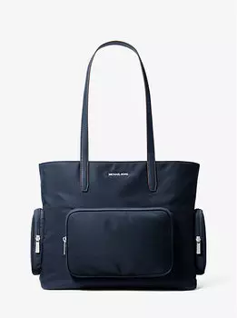 Большая нейлоновая сумка-тоут Khai Michael Kors, синий