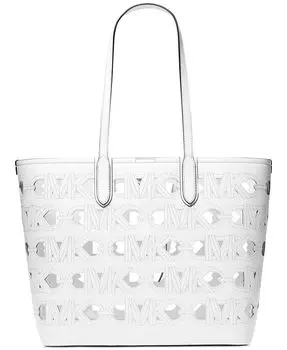 Большая открытая сумка-тоут Eliza East West Michael Kors, серый