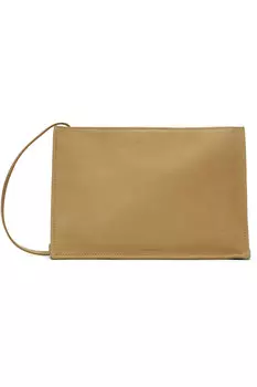 Большая переносная сумка через плечо The Row, цвет mustard