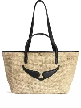 Большая пляжная сумка Wings Zadig&Voltaire, нейтральный