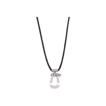 Большая подвеска force 10 из белого золота с бриллиантами Fred