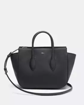 Большая повседневная городская сумка с верхней ручкой Lacoste, чёрный