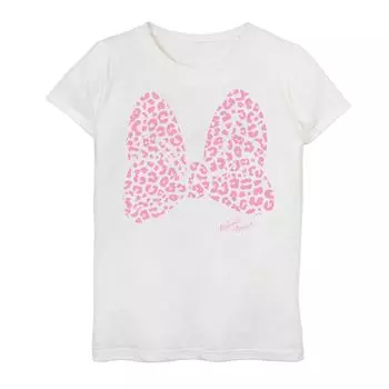 Большая розовая футболка с бантом и графическим рисунком Disney Minnie Mouse для девочек 7–16 лет Disney