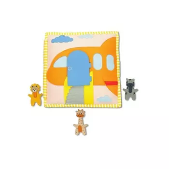 Большая сенсорная книга, тихая книга, Монтессори - Путешественник/Веселый дизайн Inna marka