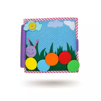 Большая сенсорная книга, тихая книга, Монтессори - Gsienica/ Jolly Designs Inna marka