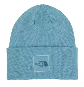 Большая шапка-бини The North Face, цвет Algae Blue/Tonal Patch