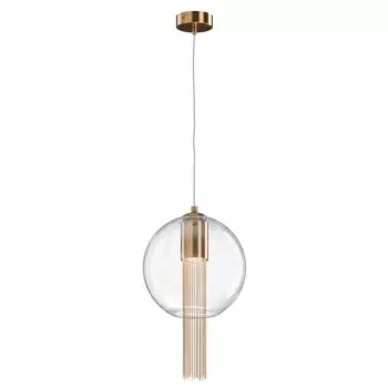 Большая современная металлическая подвеска Flusso, бронза, 1 светильник Maytoni GmbH