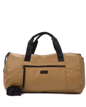 Большая спортивная сумка Puffy цвета охры Kcb, коричневый
