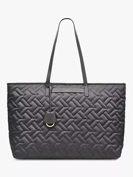 Большая стеганая большая сумка Radley Finsbury Park, темно-серый