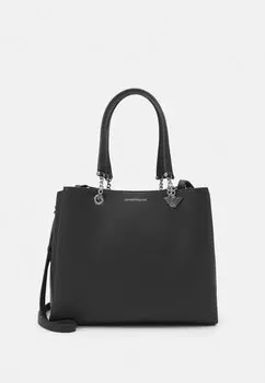 Большая сумка ANNIE TOTE SET Emporio Armani, черный