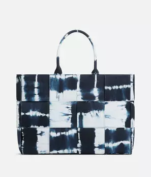 Большая сумка Arco Bottega Veneta, темно-синий/белый