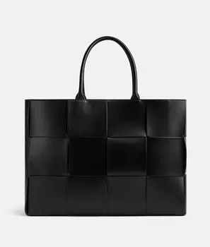 Большая сумка Arco Bottega Veneta, зеленый/черный