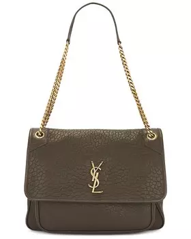 Большая сумка-цепочка Niki Saint Laurent, цвет Light Musk