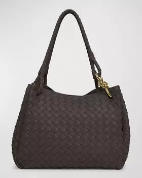 Большая сумка через плечо Andiamo Bottega Veneta, цвет Fondant