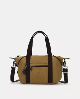 Большая сумка через плечо бежевого цвета со съемным ремнем через плечо Kipling, бежевый