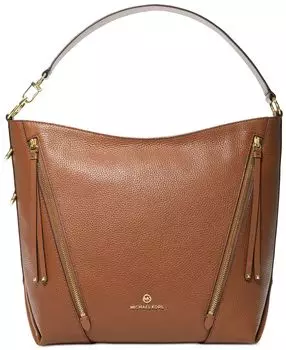 Большая сумка через плечо brooklyn hobo Michael Kors