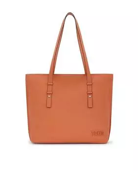 Большая сумка через плечо Candy из гладкой кожи. Tous, апельсин