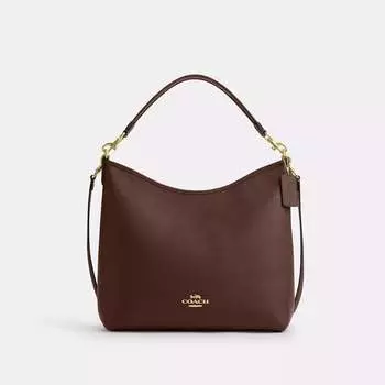 Большая сумка через плечо Coach Outlet Laurel, цвет gold/maple