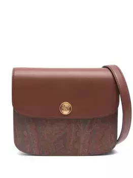 Большая сумка через плечо Essential ETRO, коричневый