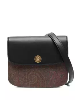 Большая сумка через плечо Essential ETRO, черный
