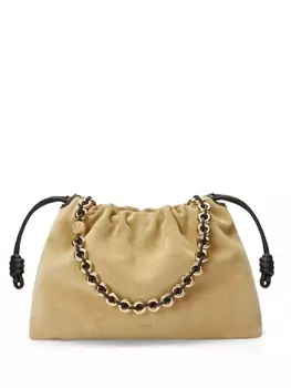 Большая сумка через плечо Flamenco от LOEWE, серый