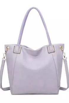 Большая сумка через плечо из искусственной кожи среднего размера Fontanella Fashion, фиолетовый