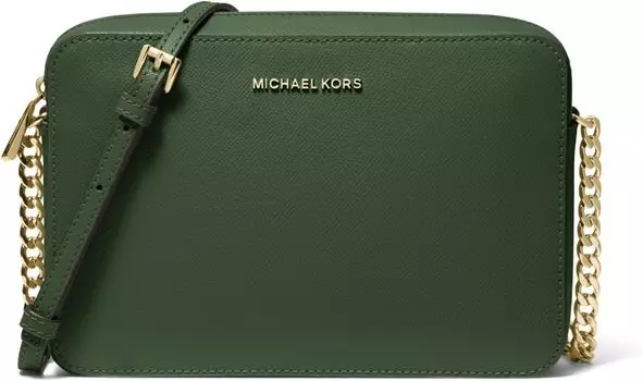 Большая сумка через плечо Jet Set Travel East/West MICHAEL Michael Kors, цвет Amazon Green