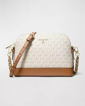 Большая сумка через плечо Jet Set Charm Dome с монограммой MICHAEL Michael Kors
