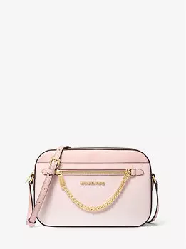 Большая сумка через плечо Jet Set с фирменным логотипом и эффектом омбре Michael Kors, красный