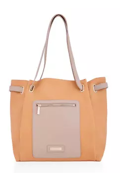 Большая сумка через плечо коричневого цвета Laura Ashley, коричневый