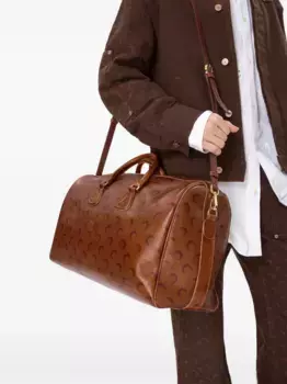 Большая сумка через плечо Moon Airbrushed Marine Serre, коричневый