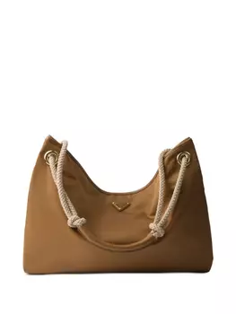 Большая сумка через плечо Prada Mariner, коричневый