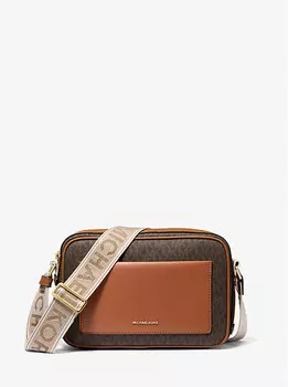 Большая сумка через плечо с фирменным логотипом Maeve Michael Kors, мультиколор