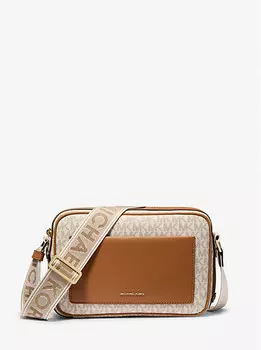 Большая сумка через плечо с фирменным логотипом Maeve Michael Kors, мультиколор