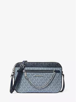 Большая сумка через плечо с фирменным логотипом Jet set Michael Kors, мультиколор