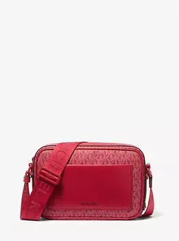 Большая сумка через плечо с фирменным логотипом Maeve Michael Kors, красный