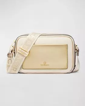 Большая сумка через плечо с карманами Maeve East-West MICHAEL Michael Kors, цвет Gold