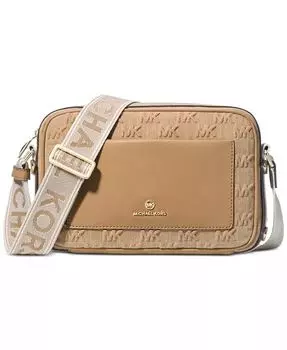 Большая сумка через плечо с карманами и логотипом Maeve East West Michael Kors, зеленый
