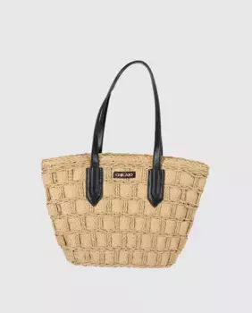 Большая сумка через плечо с застежкой на шнурке и внутренней текстильной подкладкой Chika10, чёрный