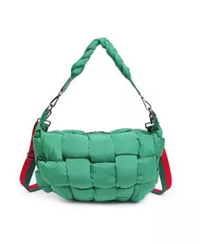 Большая сумка через плечо Sixth Sense SOL AND SELENE, зеленый