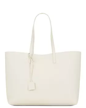 Большая сумка для покупок East West Saint Laurent, цвет Blanc Vintage