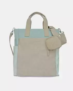 Большая сумка для покупок со съемным плечевым ремнем и держателем для подвешиваемых предметов Torrens, цвет Verde Agua